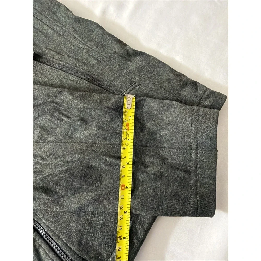 The North Face Windwall Jacket Gray Full Zip Softshell Coat Mens Sz Medium‎ Fit